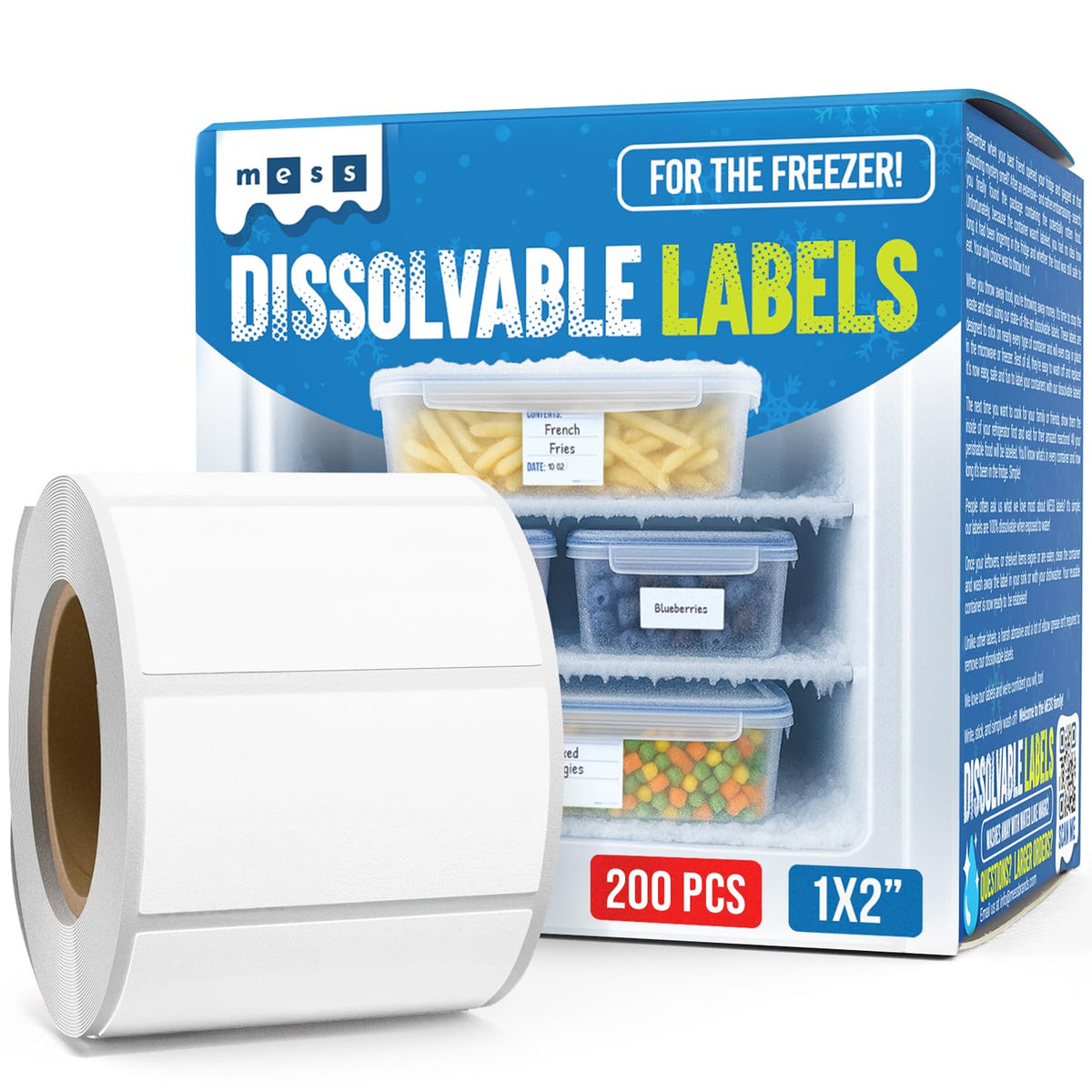 Kitchen Prep Bundle - Fill-In 1x2 200/Roll - Blank 1x2 200/Roll