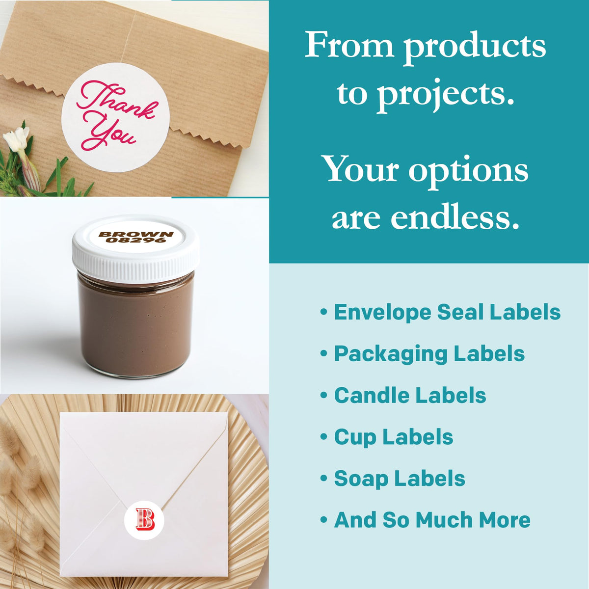Premium Label Supply White Sticker Round Labels – 1.25" Circle – Laser/Inkjet Compatible – (48 per Sheet), 100 Sheets – 4,800 Total Adhesive Labels 4800 Labels