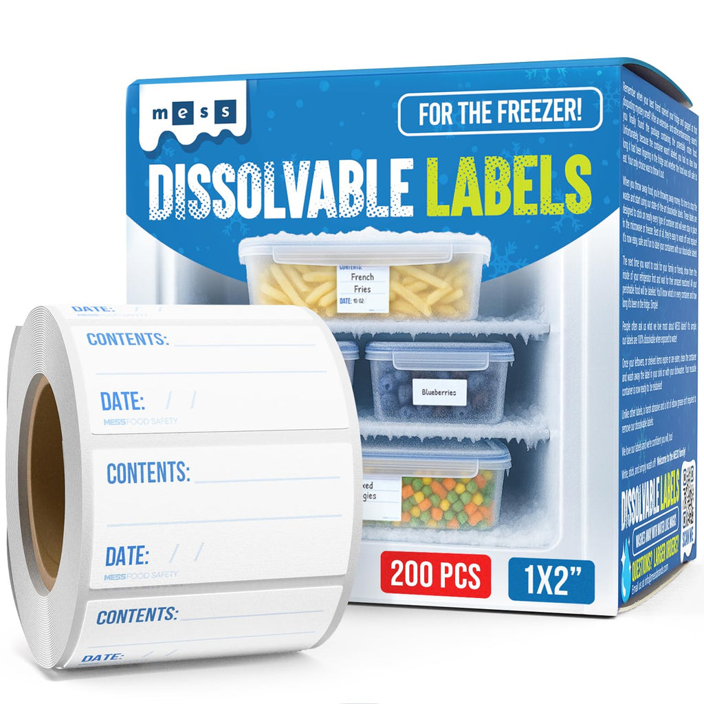 Kitchen Prep Bundle - Fill-In 1x2 200/Roll - 2x2 200/Roll - Freezer Labels