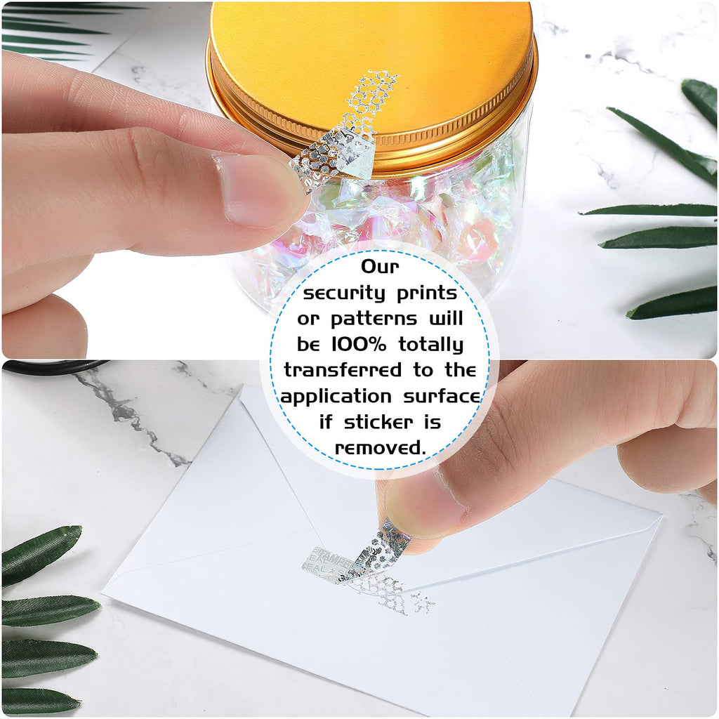 Marspark 1000 Pieces Tamper Proof Stickers Hologram Stickers Security Seal
