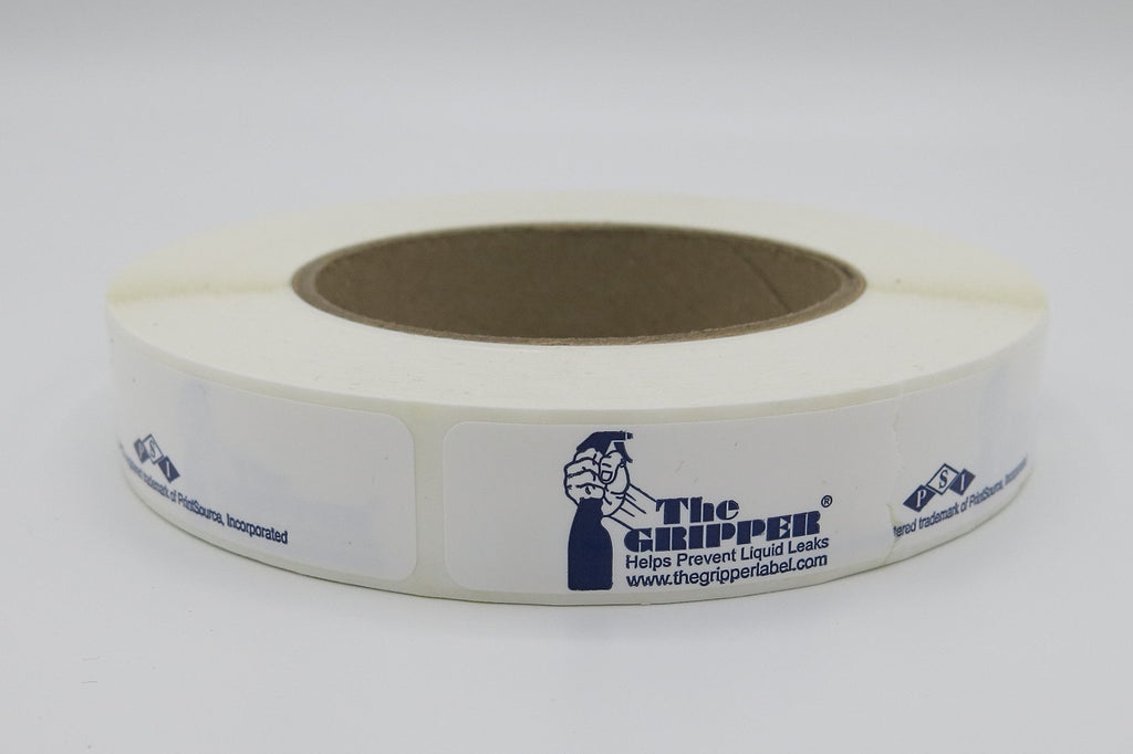 The Gripper Seal - Stops Liquid Leaks, 3/4" x 6" 250 Labels
