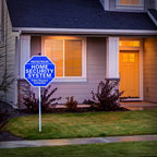 2PCS Home Security Signs for Yard, Protected by Home Security System 2