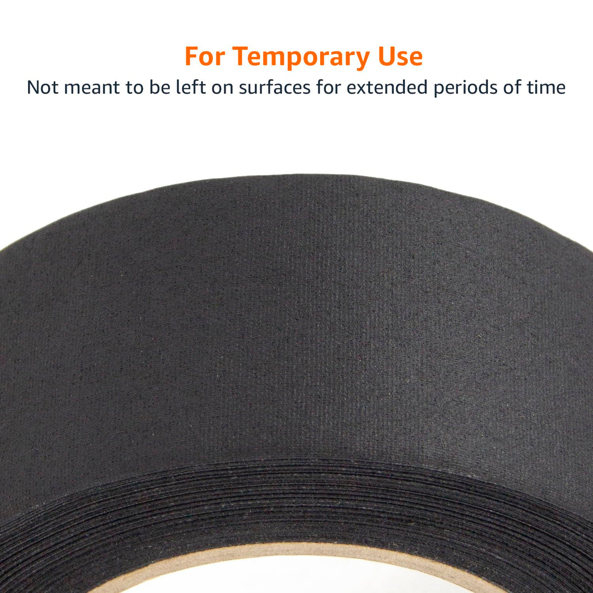 Amazon Basics No Residue, Non-Reflective Gaffers Tape for Photography, 2 inch x 90 feet, Black 2" x 90'