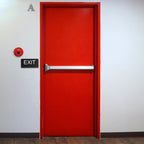 ADA Compliant Exit Signs- 2 Pack Exit Sign with Braille and Raised Letters Emergency Exit Sign for Business Office Public Space Indoor/Outdoor Easy Adhesive Install Acrylic Horizontal 6.3”×2.9” 2pk-horizontal