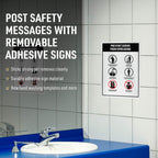 Avery Printable Warning Signs, 5" x 7", Water/Chemical Resistant, 30 Removable Labels (61511) 5" x 7" White