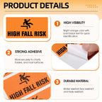 Marspark Roll of 500 High Fall Risk Stickers for Medical Charts, 2" x 1"