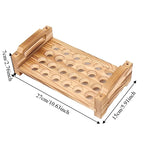 Egg Container Wooden Stackable Egg Tray Countertop Organizer Space Saving Egg Display Crates Restaurant