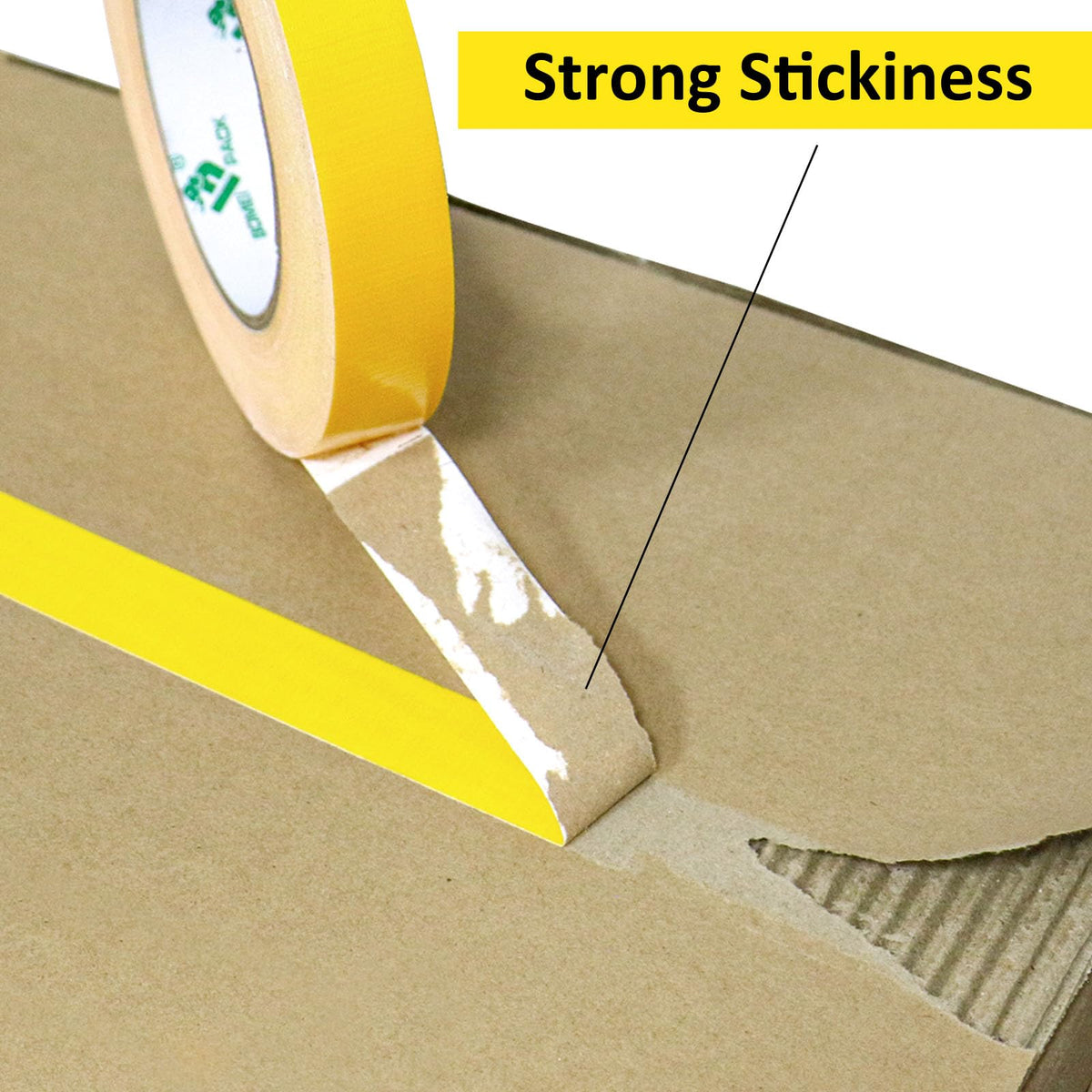BOMEI PACK Heavy-Duty Duct Tape, 1 inch by 30-Yard,3-Pack, Great for General-Purpose Use, Home Repairing, DIY Work, Auto Repair & Outdoor Activities (Yellow) Yellow