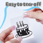 Phomemo T02 Transparent Paper Clear Sticker Paper 50mmx3.5m