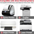 HUOJI 4x6 Thermal Labels, Perforated, 500/Stack, Commercial Grade 1 Stack | 500 Labels