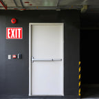 ASSURED SIGNS Exit Sign Stickers, Glow in the Dark, 10" x 7", 12 Pack