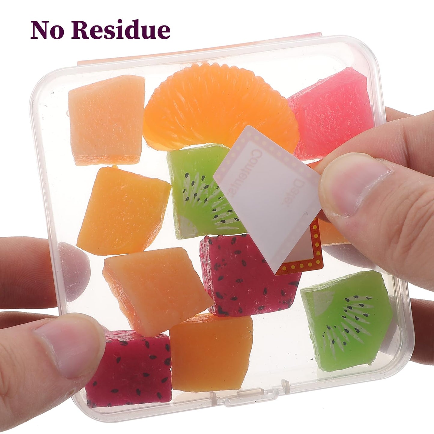 1000 PCS Removable Freezer Labels, Food Date Labels Freezer Labels, Jam and Jelly Jar Blank Labels, Waterproof Oil Resistant Canning Labels Multicolor Easy-to-distinguish Freezer Paper Labels 2