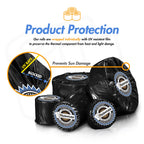 1" x 1" Square Direct Thermal Label, 4 Rolls, 1380/Roll