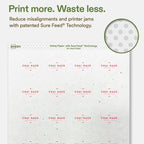 Avery Printable Round Hemp Labels with Sure Feed Technology, 1-1/2" Diameter, Off-White, Print-to-the-Edge, Laser & Inkjet Compatible, 400 Total, Great for Product Branding, Packaging, and More Hemp Paper 400 Labels