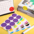 480 Pcs Round Color Coding Labels, 2 Inch Dot Stickers, 12 Colors