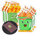 8 Pack It's Fine I'm Fine Everything is Fine Sticker Vinyl Stickers - 3 Inch Funny Fire Dumpster Sticker Inspiration Motivation Gift Decoration Laptop Labels Bumper Stickers