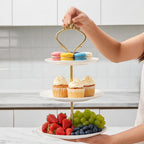 6 Pack 3 Tier Cake Stand Hardware Tiered Dessert Tray Plate Hardware Kit