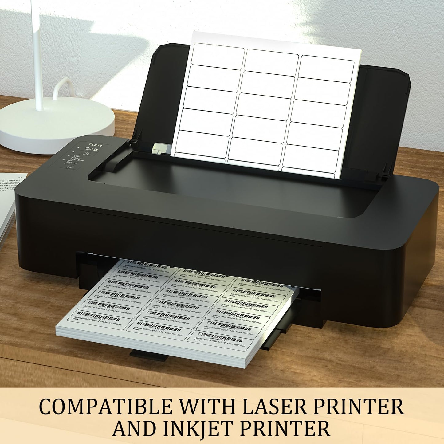 FungLam 1" x 2-5/8" Shipping Address Labels 900 Label Stickers Paper for Laser/Inkjet Printer 30 per Page Printable Mailing Labels (30 Sheets, 900 Labels) 30 sheets / 900 labels