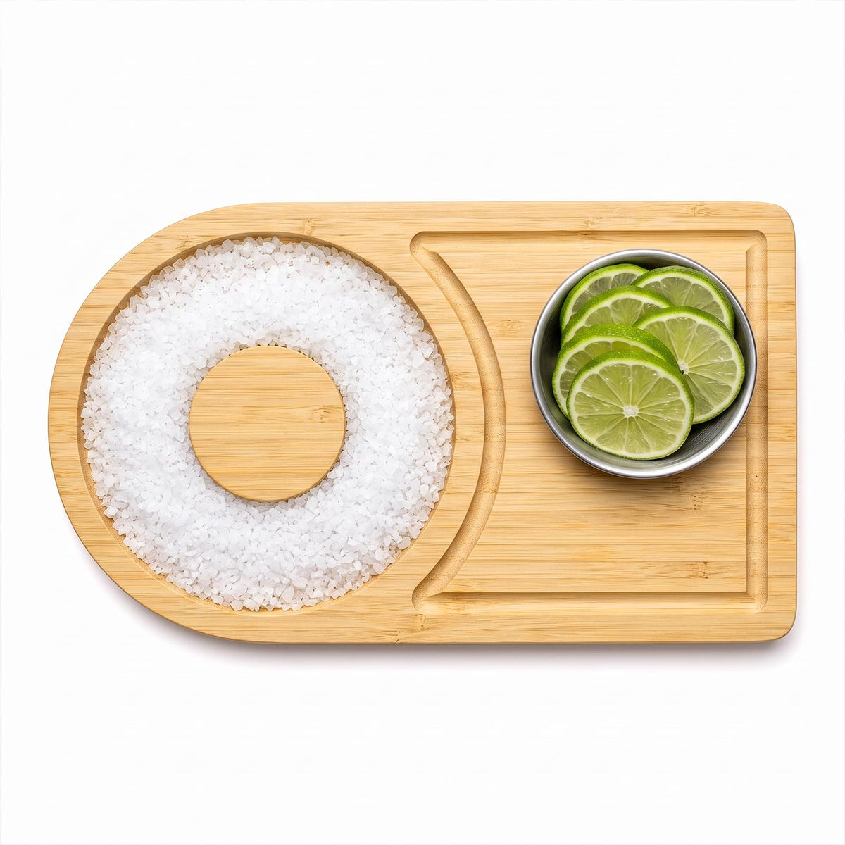 Solid Wood Margarita Rimmer for Home Bars & Parties (Rimmer+Board)