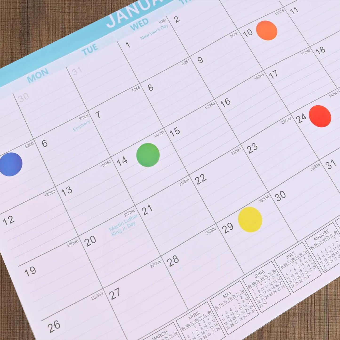 1400 PCS Colored Dot Stickers, Round Color Coding Labels, 10 Bright Colors, 20 Sheets
