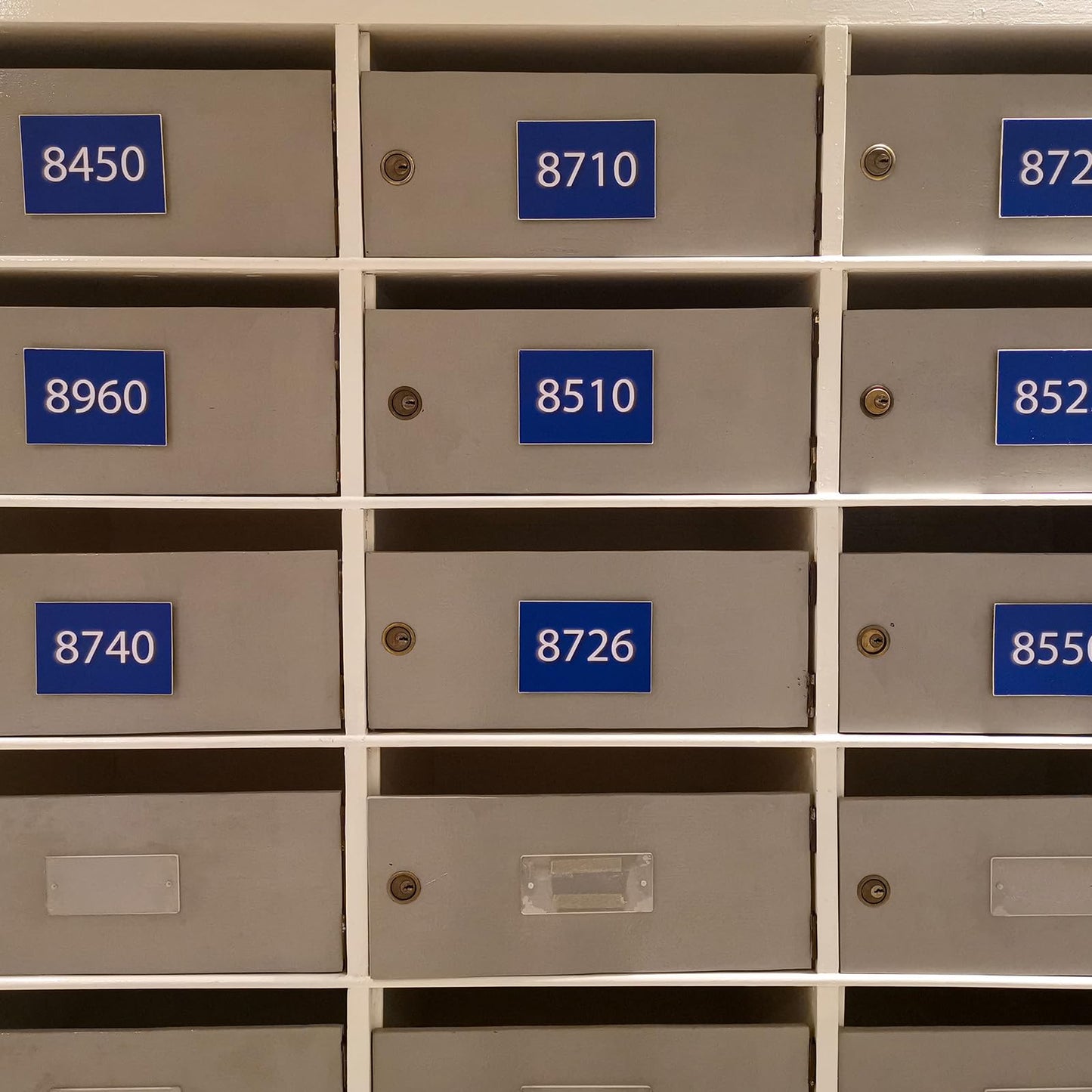 MECCANIXITY Consecutive Number Stickers, 6001 to 7000, 7001 to 8000, 8001 to 9000 Inventory Label Numbers for Office Warehouse Numbering, Total 3000pcs