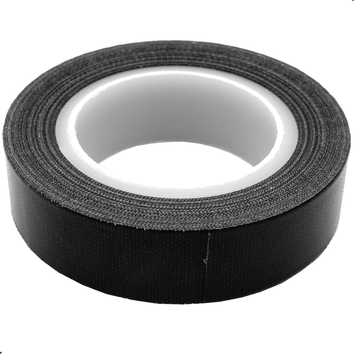 1Roll Heat Resistant Tape, High Temperature Heat Transfer Tape, PTFE Tape,Film Adhesive Tape, 13mm / 1/2" Width, 10m / 33ft Length, Black 0.5" / 1.3cm Width