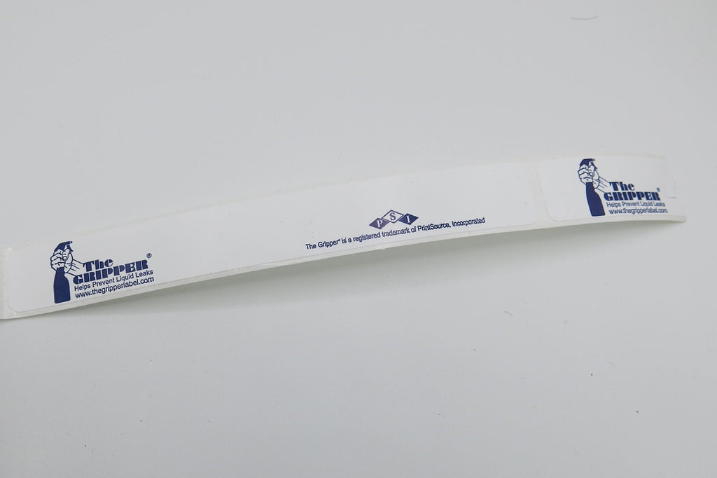 The Gripper Seal - Stops Liquid Leaks, 3/4" x 6" 250 Labels