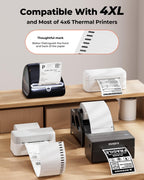 4x6 Direct Thermal Shipping Labels 220 Labels/Roll+2" Circle Thermal Labels 750 Labels/Roll