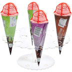 Cone Holder, Clear Acrylic Ice Cream Cone Holder with 12 Holes, Clear Waffle Cone Holder Stand, Sushi Hand Roll Stand for Wedding, Birthday, Christmas, Thanksgiving, Party or Buffet