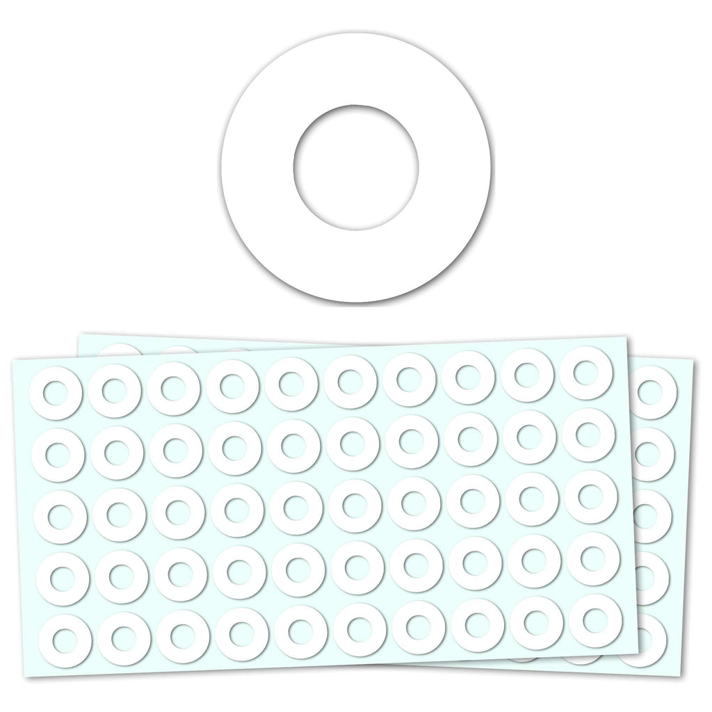 2000 Pieces - Hole Punch Reinforcement Stickers Labels, Paper Binder Hole-Punched Pages Reinforcements - 1/4 inch, White