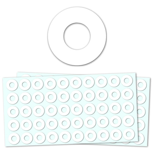 2000 Pieces - Hole Punch Reinforcement Stickers Labels, Paper Binder Hole-Punched Pages Reinforcements - 1/4 inch, White
