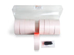 Veltec 2212 Fluorescent Red Pricing Labels for Garvey and Contact 22-6, 22-7, 22-8 Price Gun/Labelers, Free Ink Roller – 9 Rolls, 11,000 Labels with Security Slits