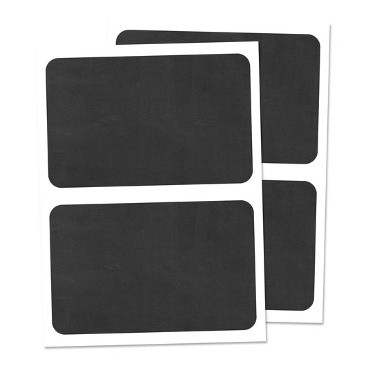 50-Pack, Chalkboard Labels Stickers, Erasable and Reusable - Rectangle, 6" x 4" 50 Labels