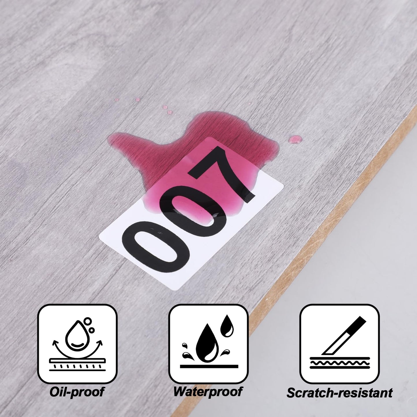 Consecutively Numbered Labels 2 x 1 Inch Inventory Labels Self-Adhesive Copperplate Inventory Numbered Sticker Product Claiming Label 1-500 Clothes Numbers Moving Box Numbering Label
