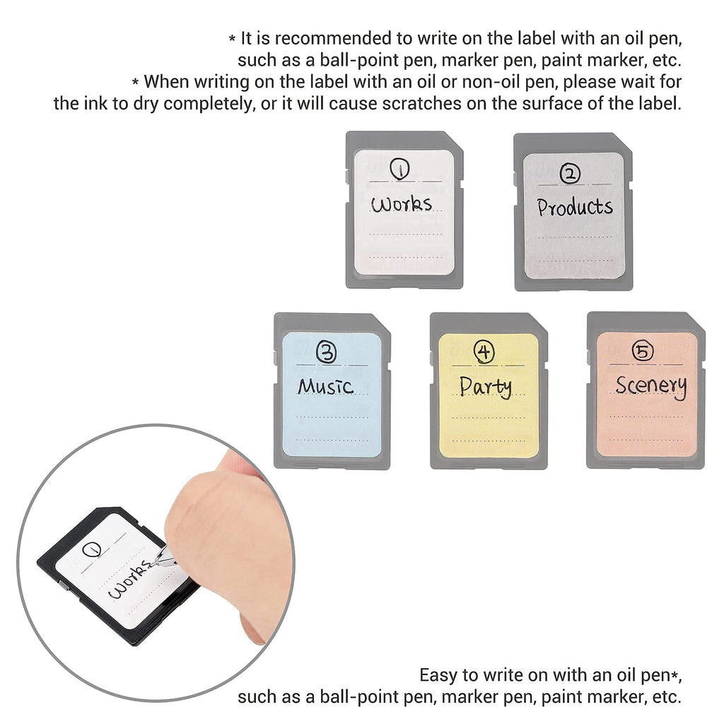 Kiorafoto water-resistant memory card case with 120 card labels for 12 SD and 12 Micro SD cards, compact storage solution.