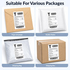 4x6 Direct Thermal Shipping Labels, Compatible with Thermal Printers, for Shipping, Mailing, Small Business (200) 200