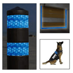 SWRT Reflective Tape 2 Inch x 30 Feet DOT-C2 Shining Star Fade Resistant Blue Reflective Tape Outdoor Waterproof Strong Adhesive Safety Warning Tape Reflector Conspicuity Tape for Trailer Trucks Bike