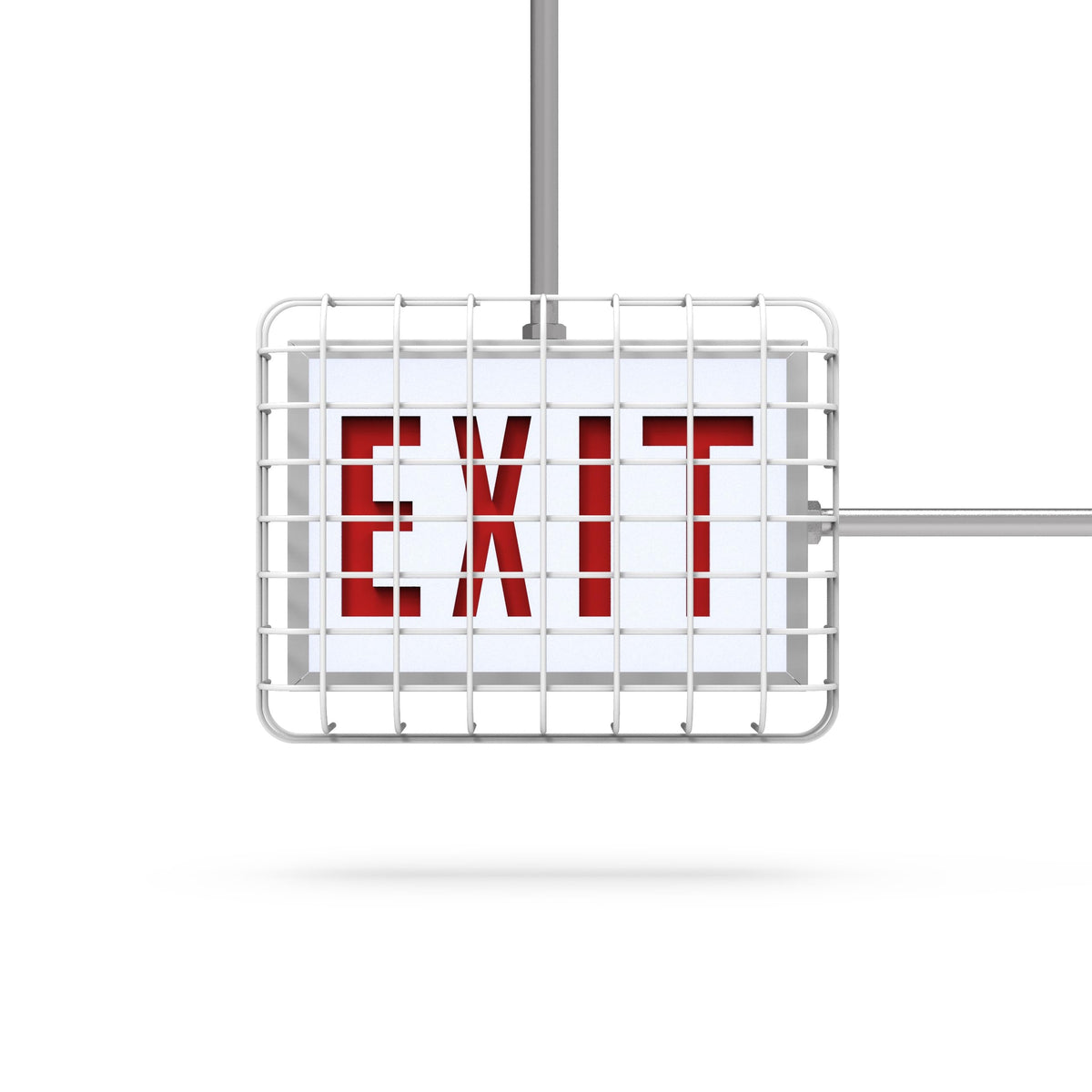 SC900-W2 Universal Mount, Exit Sign Damage Stopper Cage, Protective Polyester Cover Coated Steel Wire Guard, Surface and Conduit Compatible. [NOW INCLUDES IMPROVED MOUNTING HARDWARE]