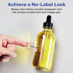 Avery Rectangle Labels, 0.5" x 1.75", Glossy Clear, Sure Feed Technology, Laser/Inkjet Compatible, 640 Printable Labels Total (22892) 640 labels