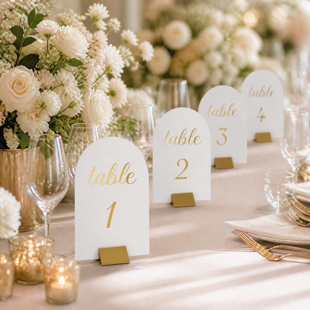 Wedding Arch Table Numbers 1-20 Plus Head Table