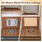 4 x 6 Inch Brown Kraft Stickers 500 Pcs Kraft Packages Labels