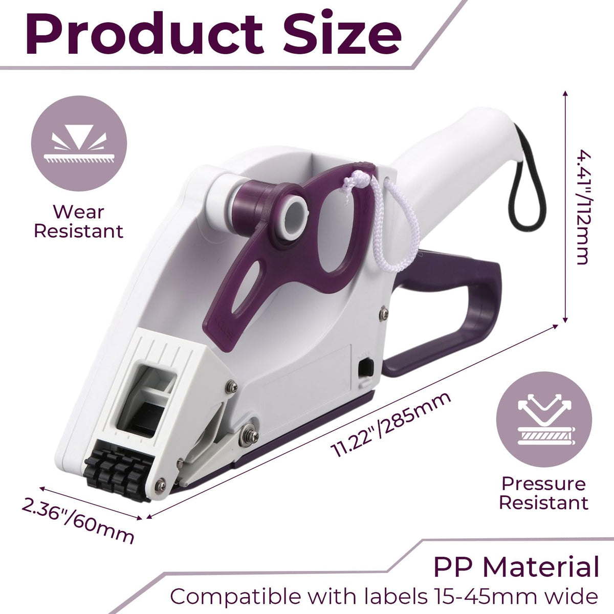 Target Paster Label Applicator Gun,Yh-30, 22-35mm Label Width Yh-30, 22-35mm Label Width