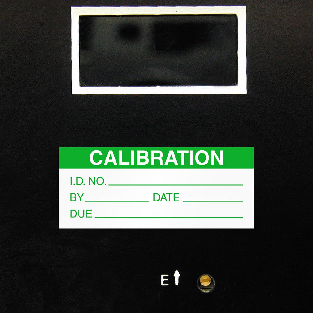 SmartSign Calibration Labels | 140 Labels/Pack, 0.625" x 1.5" Write-On Vinyl Stickers, Made in USA Write-on Vinyl Labels