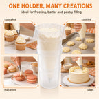 Piping Bag Holder,Piping Bag Holder Stand,Adjustableheight For Baking