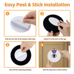 2 Pack Office Door Sign 6 Inch Rotating Privacy Sign 6 Status for Office Silver 2 Pack