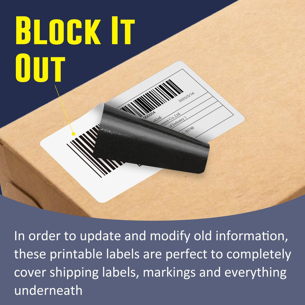 LLIKED 2.25" x 1.25" Direct Thermal Labels, 1000 Barcode Address Labels 2.25"x1.25"-1 Roll