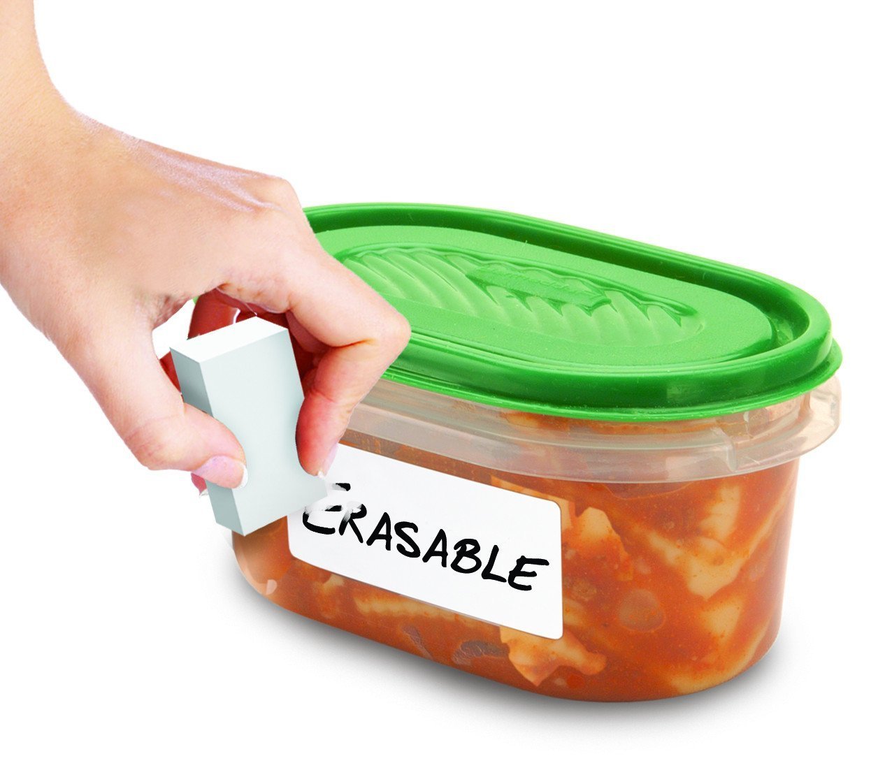 Jokari Label Once Erasable Food Labels with Markers