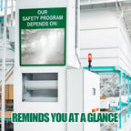 Safety Mirror Sign for Workplace - "Our Safety Program Depends on You" Our Safety Program Depends on