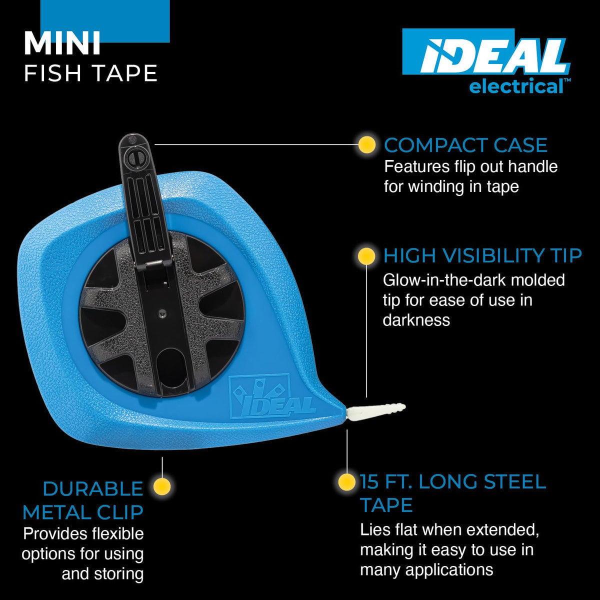 Ideal Industries 31-015 Fish Tape 15 ft.