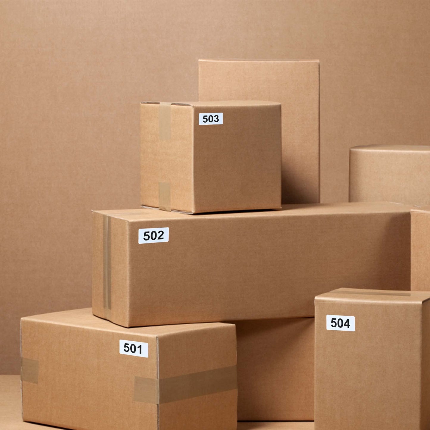 Consecutively Numbered Labels, 2 x 1 Inch Self-Adhesive Vinyl Inventory Numbered Sticker (001-500) 001-500